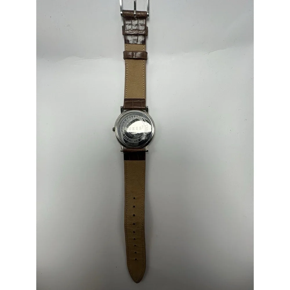 Guess Stamped Sample Mens‎ Watch New Battery 37MM 8.25
